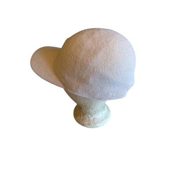 Kangol White Fleece Baseball Cap Stretch Fit S/M - Picture 2 of 5